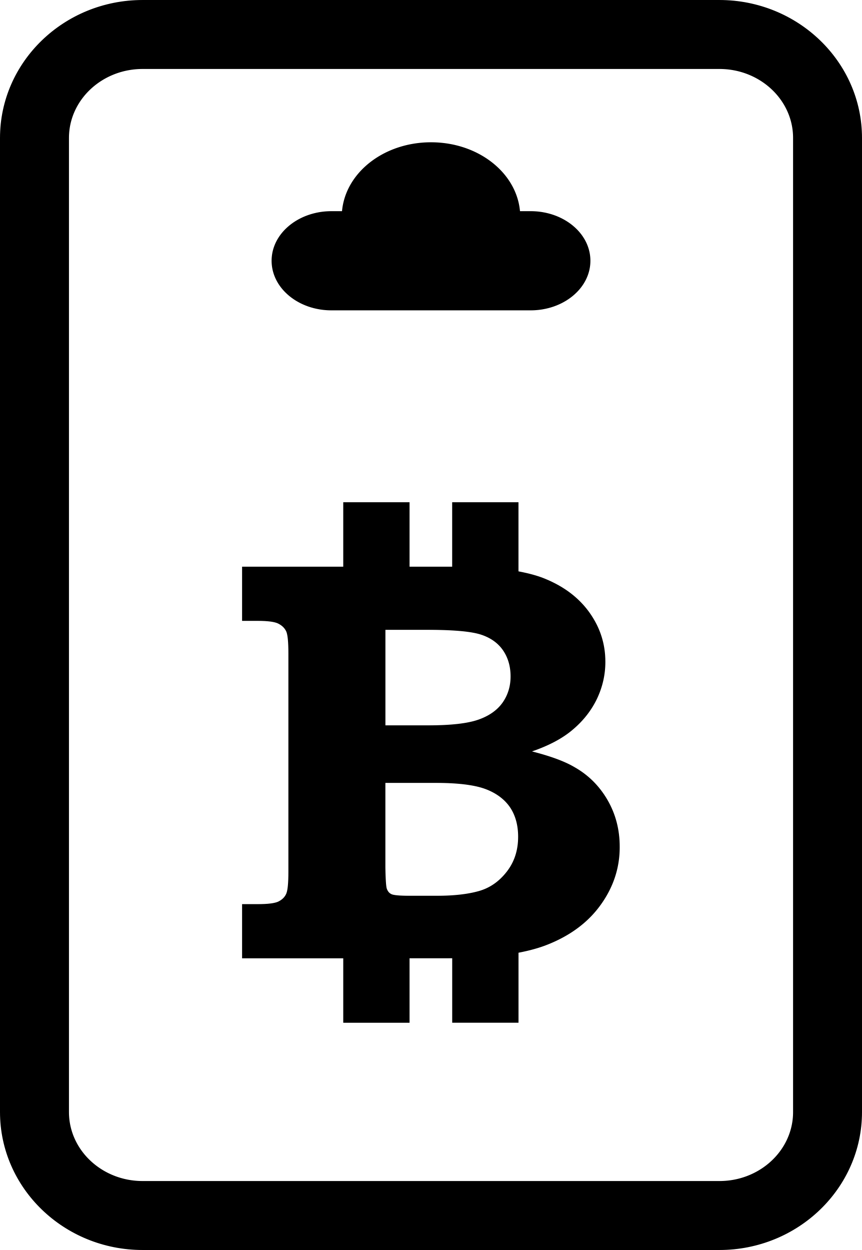 Bitcoin Id Card Symbol Vinyl Svg File Free Vectors